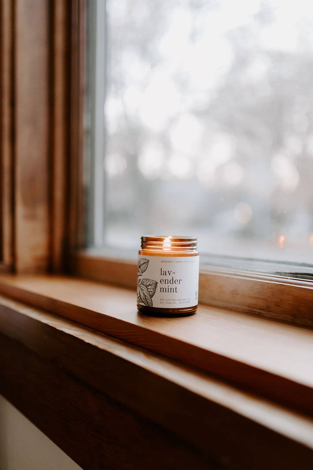Lavender Mint 9oz Soy Candle