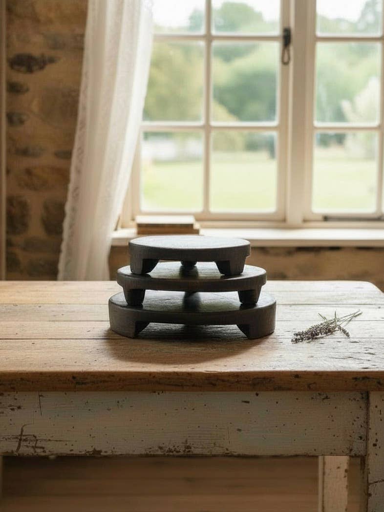 Found Wood Pedestal  - Large