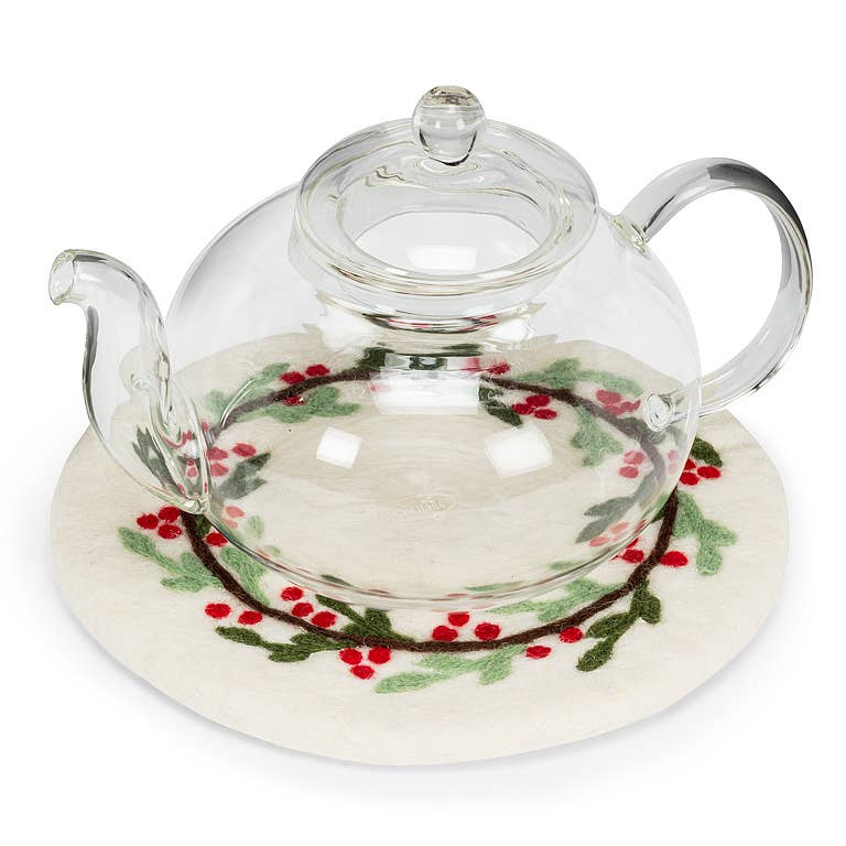 Mistletoe & Berries Trivet