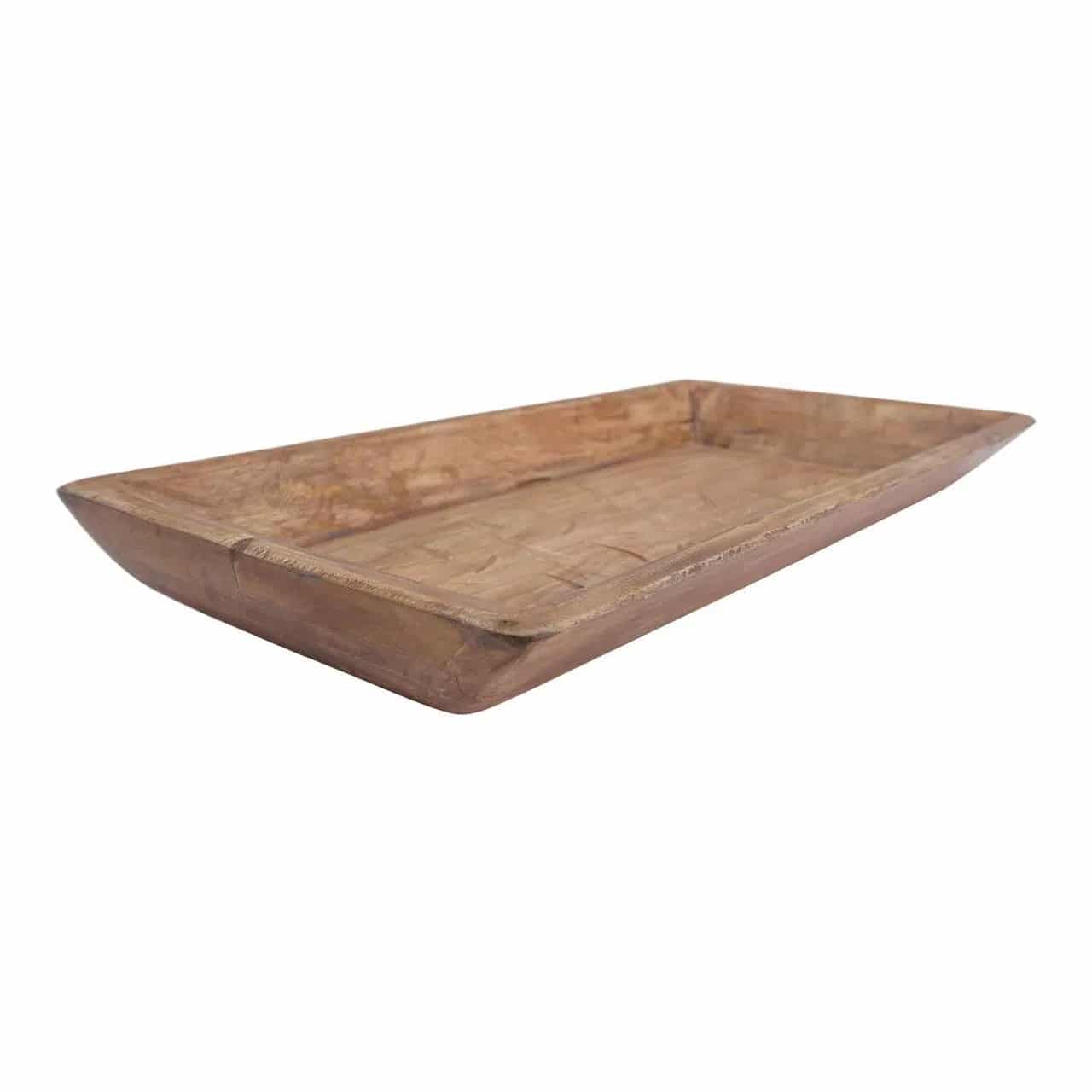 Crafted Rectangular Dough Bowl Large