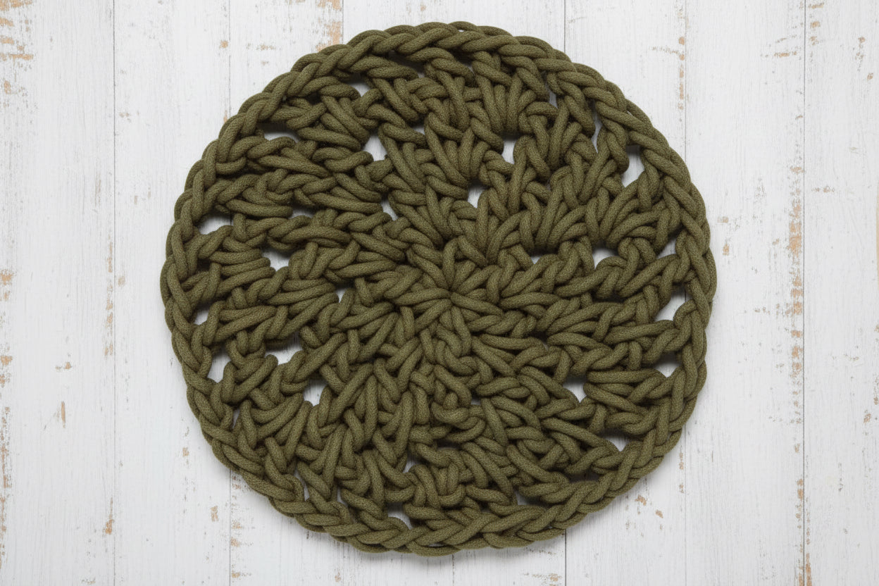 Olive Branch Knotted Trivet