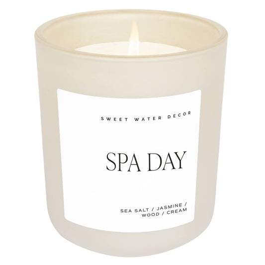 Jar Candle - Spa Day - White 15 oz