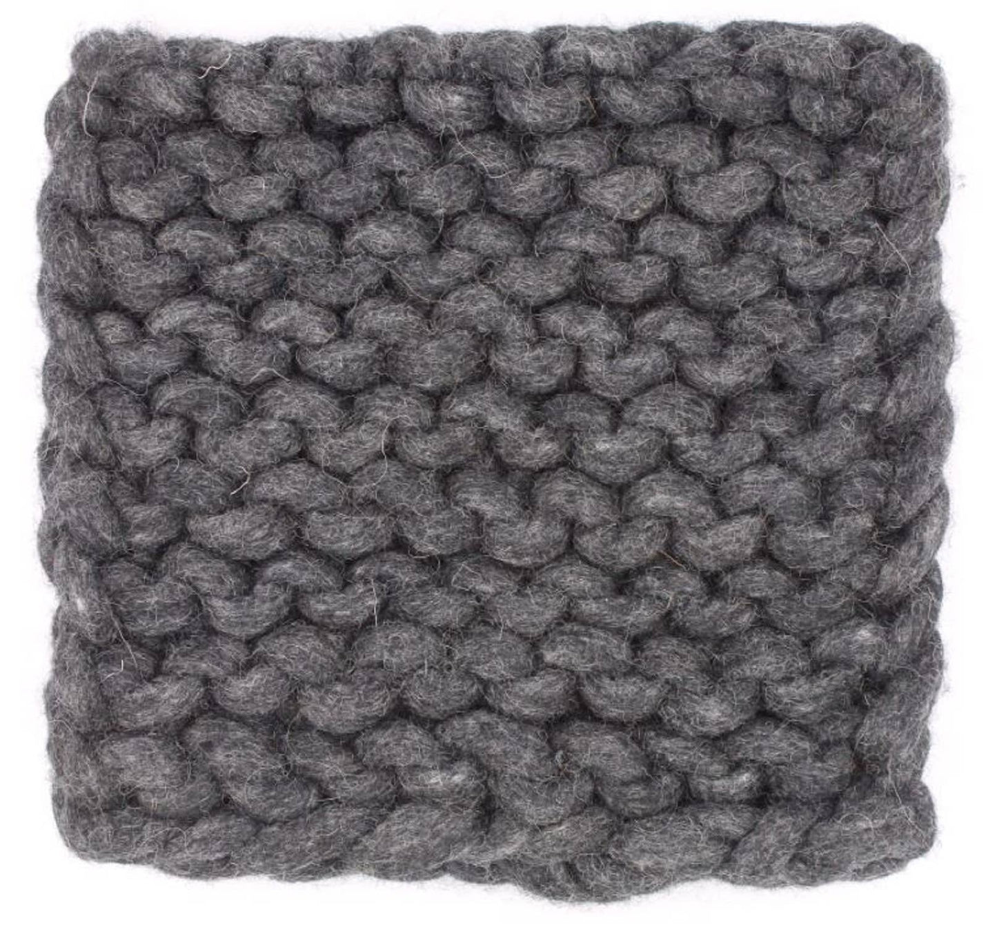 Chain Knitted Wool Trivet