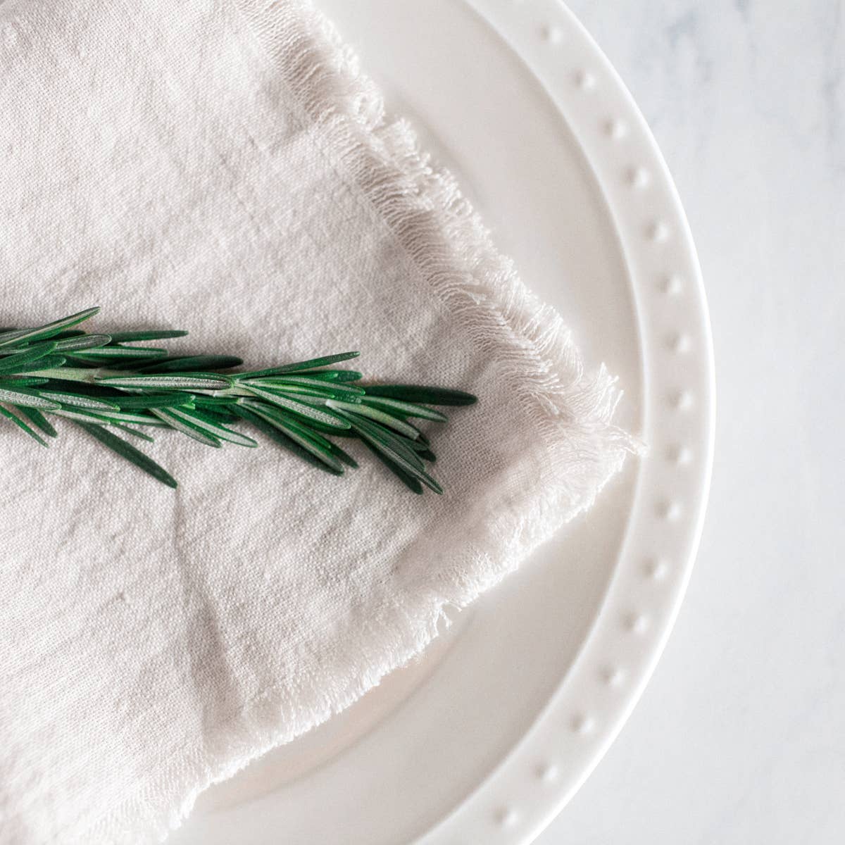 Stone Washed Linen Cocktail Napkins