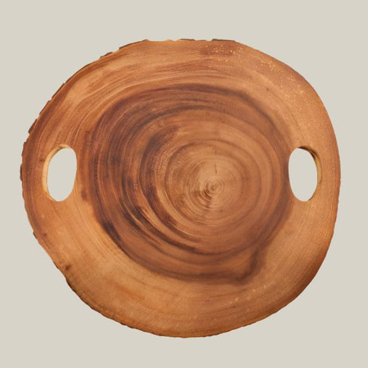 Acacia Natural Round Cheese Board