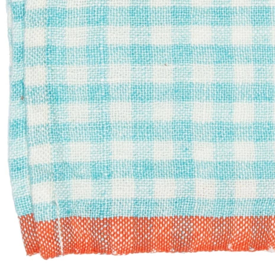 Two-Tone Gingham Kitchen Towels