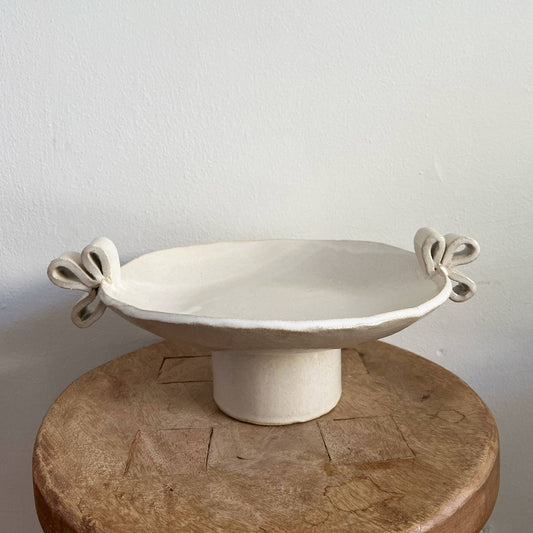 Ribbon Pedestal Bowl