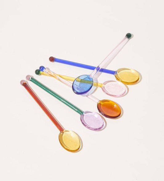 Glass Cocktail Spoon