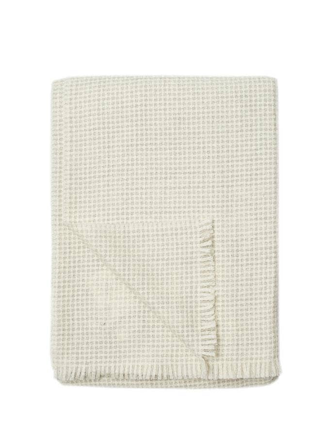 Rossland Baby Alpaca Throw Ivory