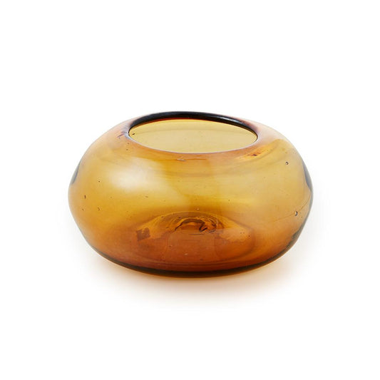 Iridescent Amber Votive